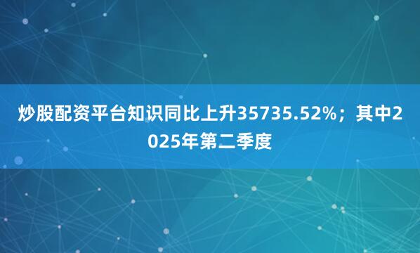 炒股配资平台知识同比上升35735.52%；其中2025年第二季度
